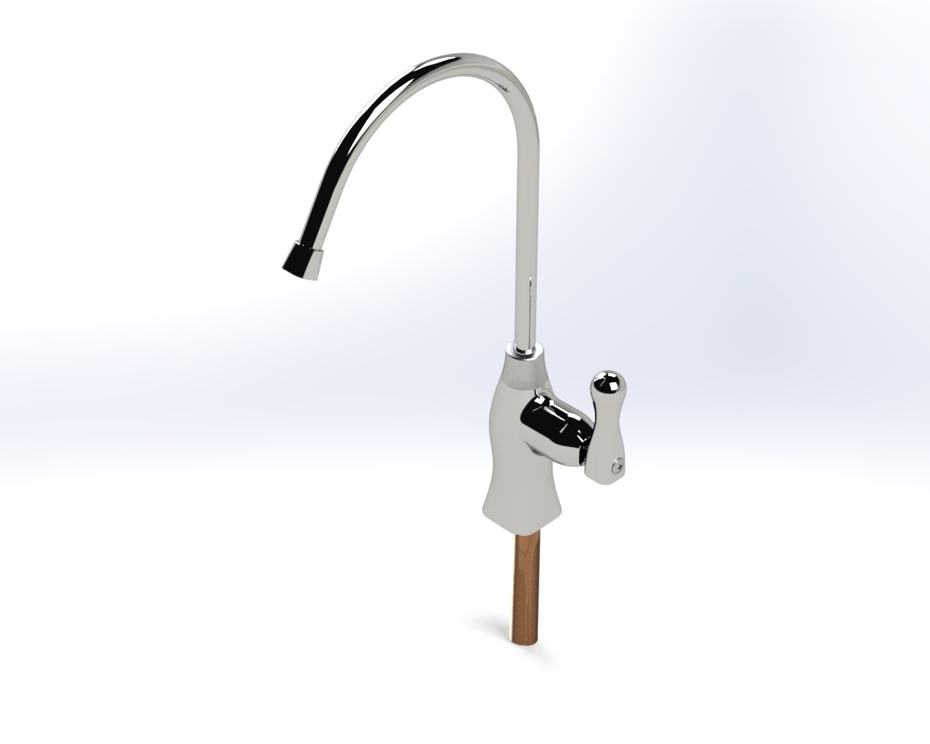 Drinking Water Filtration Faucet With Single Lever Handle